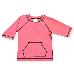 Hanna Andersson VGUC 6/7 Yrs Pink Rash Guard.